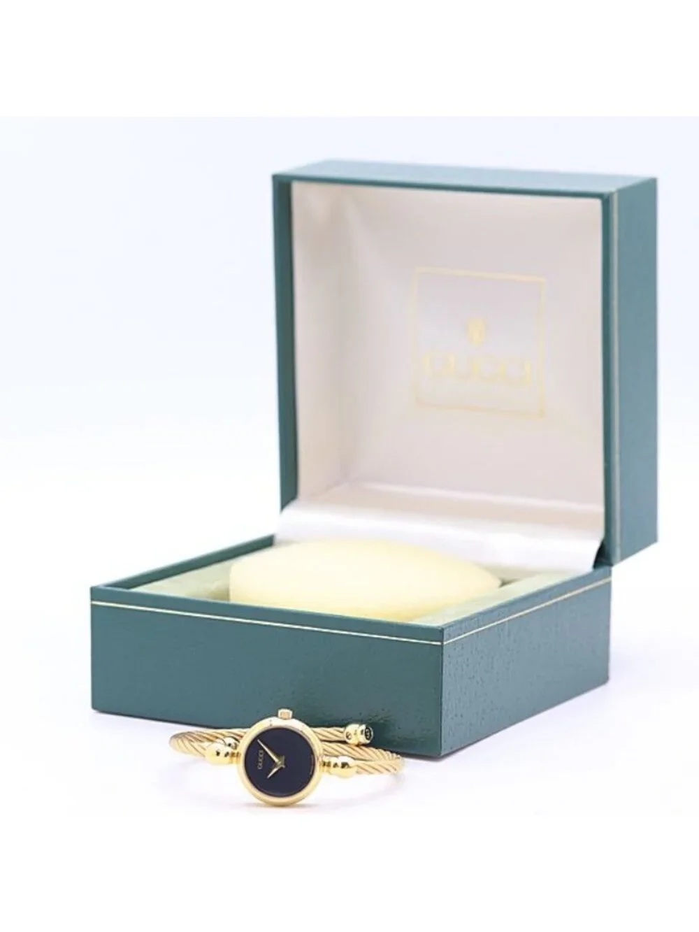 Gucci Bangle Watch 2700.2 L Black Dial